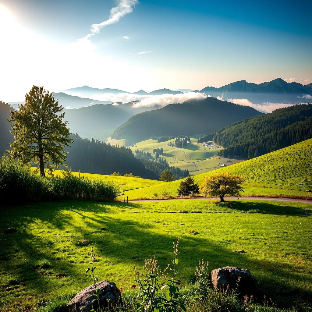 Landschaft in der Steiermark